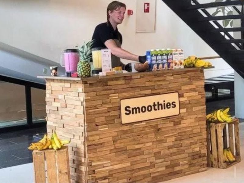 smoothiebar op locatie in alphen aan den rijn
